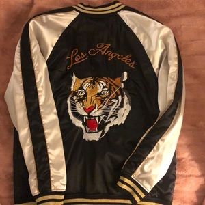 Los Angeles bomber jacket with tiger.  Size xl.